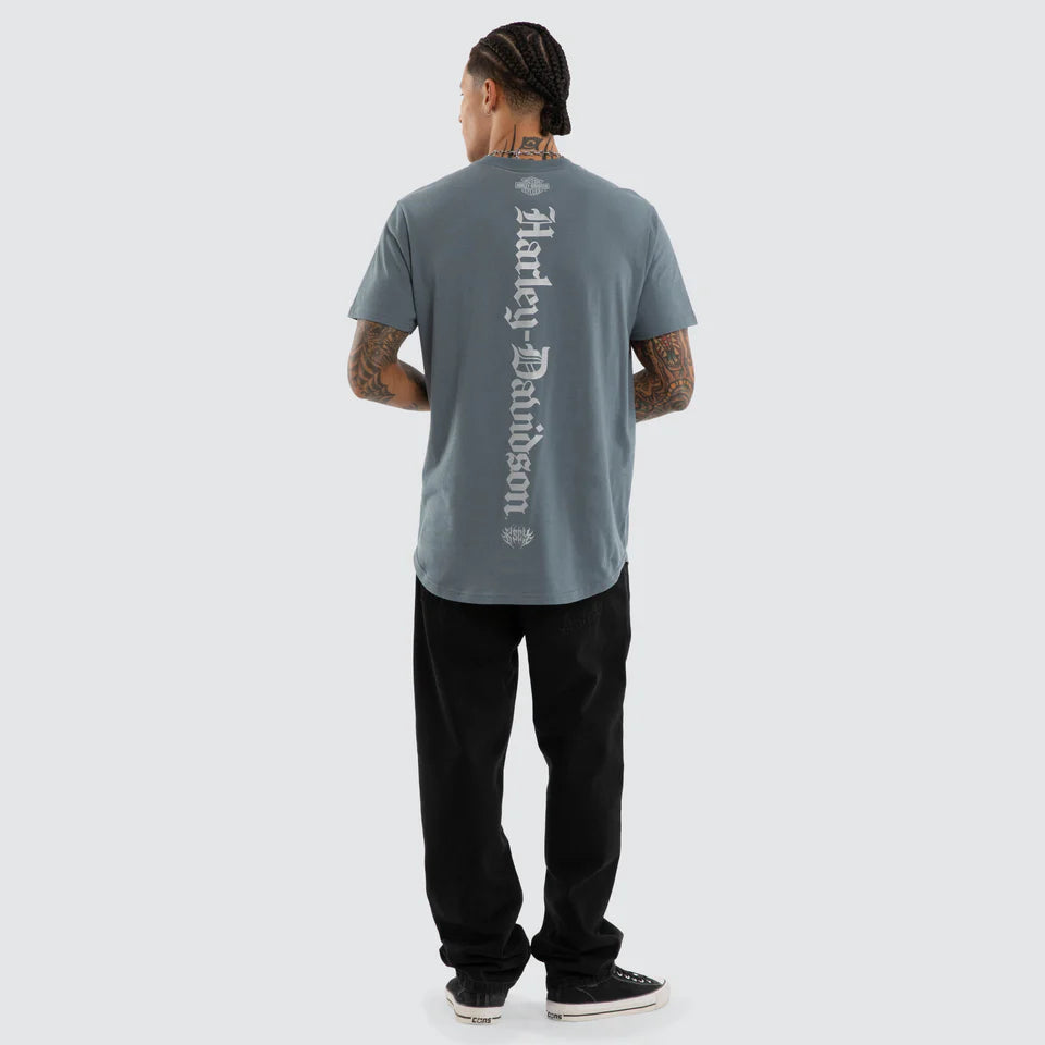 HARLEY-DAVIDSON®  RUSTLINE DUAL CURVED  KSCY TEE