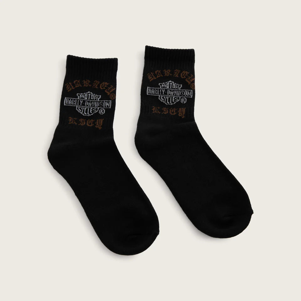 HARLEY KCSY 2PK MID SOCKS