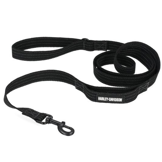 HARLEY-DAVIDSON® NYLON DOG LEASH BLACK - 6'