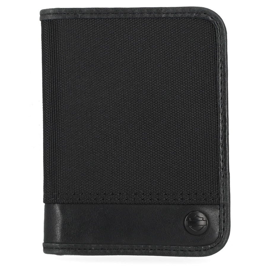 HARLEY-DAVIDSON® MENS CLASSIC CODURA VERTICAL BILLFOLD WALLET