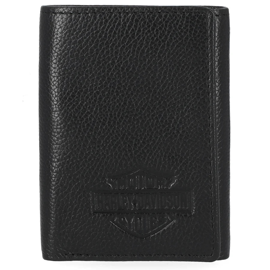 HARLEY-DAVIDSON® MENS CLASSIC BAR & SHIELD TRI-FOLD WALLET
