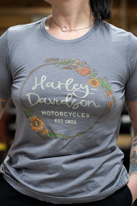 HARLEY-DAVIDSON® WOMENS FLORA TEE