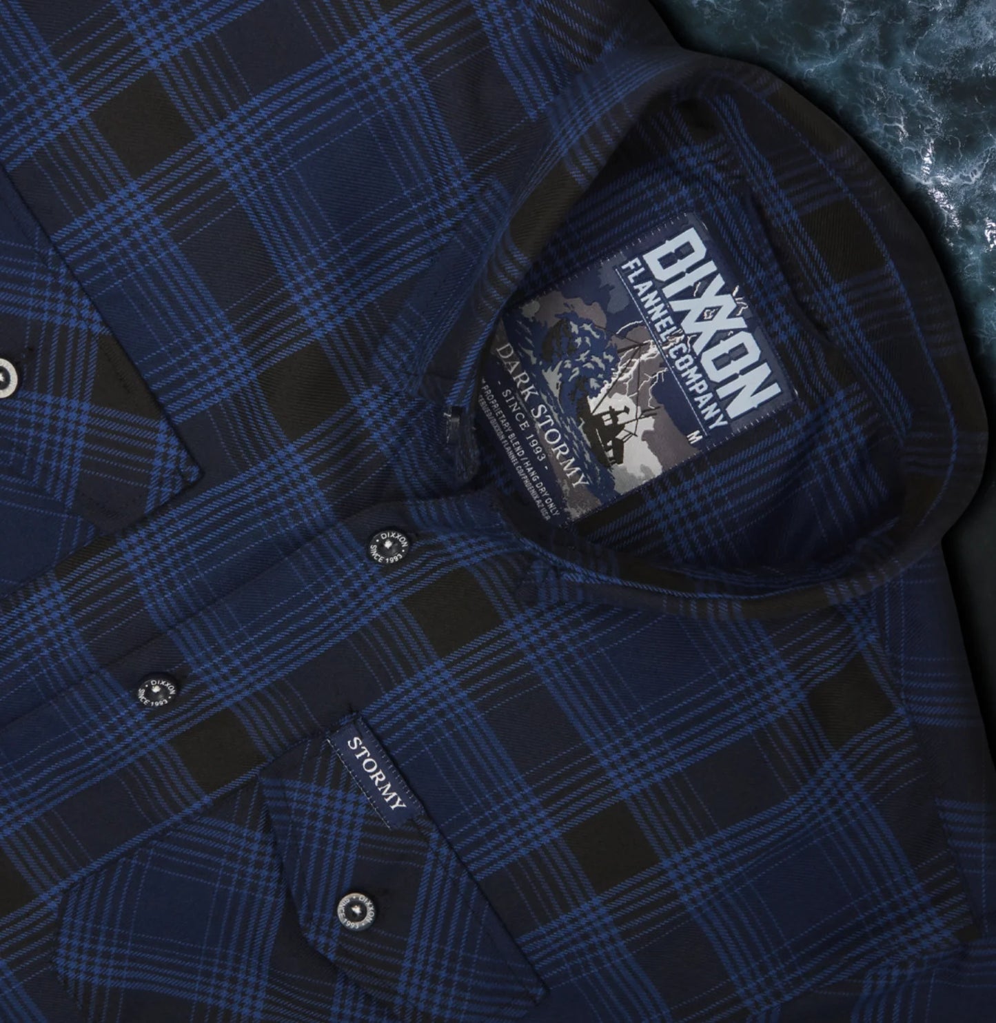 DIXXON DARK N STORMY FLANNEL