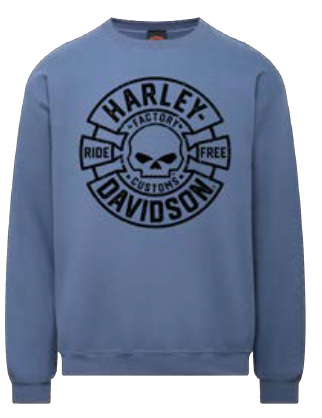 HARLEY-DAVIDSON® MENS DEPARTURE CREW