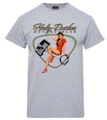 HARLEY-DAVIDSON® MENS PISTON PINUP TEE