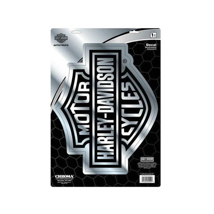 HARLEY-DAVIDSON® CHROME BAR & SHIELD LARGE DECAL