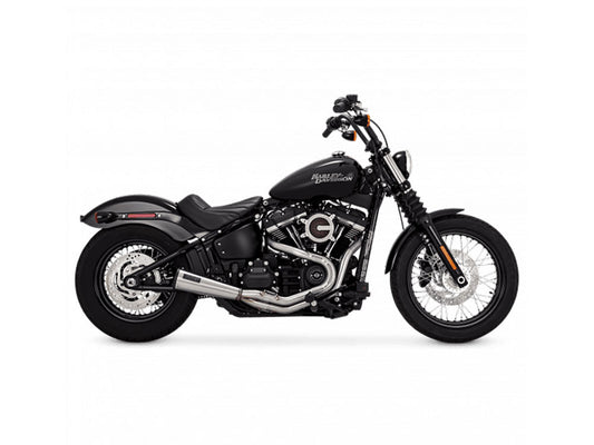 2-into-1 Upsweep Exhaust – Stainless Steel. Fits Softail 2018-2024 Non-240 Tyre Models