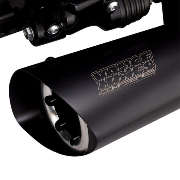 VANCE AND HINES COMPETITION SERIES 2-1 EXHAUST 00-2011 SOFTAIL MODELS BLK