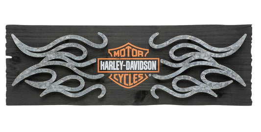 HARLEY-DAVIDSON® BAR & SHIELD FLAMES PUB SIGN