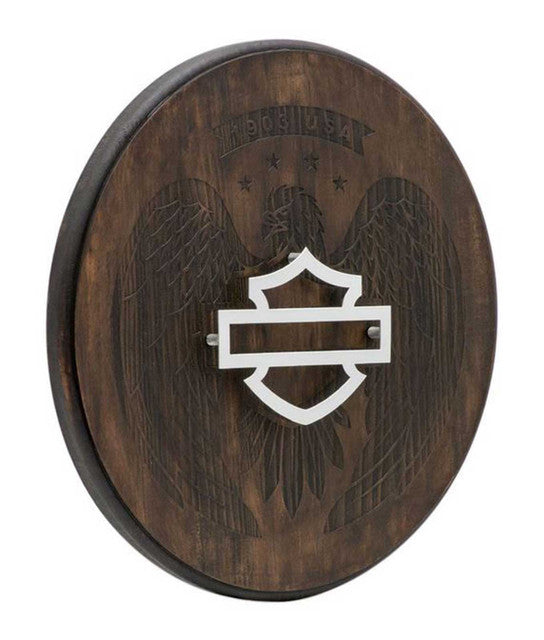 HARLEY-DAVIDSON® OPEN BAR & SHIELD EAGLE PUB SIGN