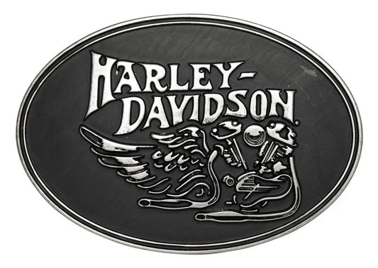 HARLEY-DAVIDSON® WINGED MOTORCYCLE BELT BUCKLE