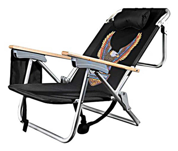 HARLEY-DAVIDSON® VIVID BAR & SHIELD EAGLE BEACH CHAIR