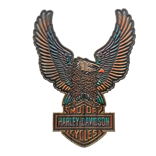 HARLEY-DAVIDSON® VIVID BAR & SHIELD EAGLE OUTDOOR WALL DECOR