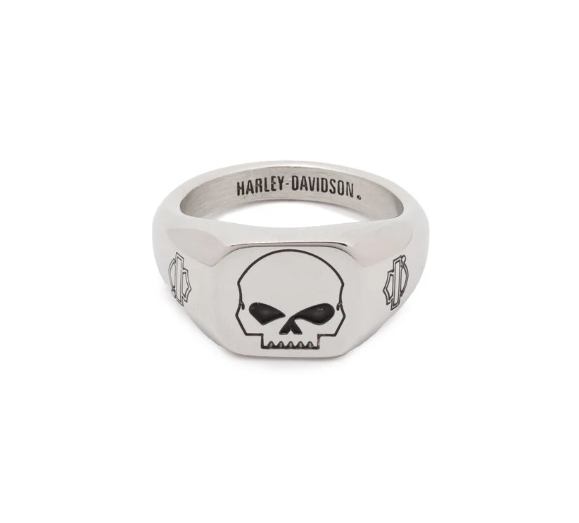 Harley-Davidson® Men's WILLIE G BEVELED EDGE RING
