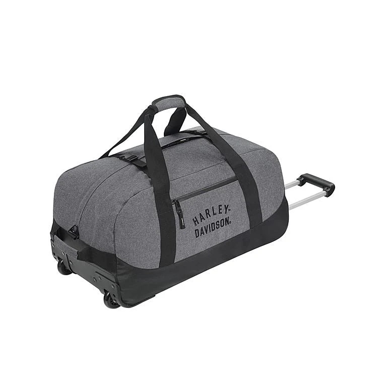 HARLEY-DAVIDSON® RUGGED TWILL 26" ROLLING DUFFLE BAG